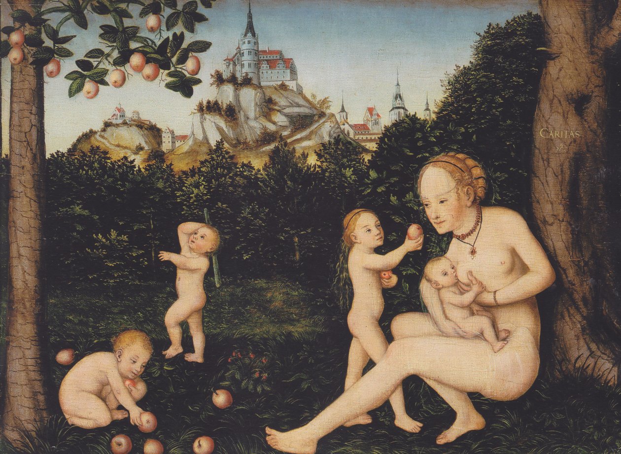 Carità da Lucas Cranach the Younger