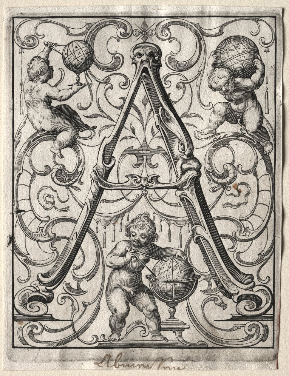 Nuovo libretto ABC: A, 1627 da Lucas Kilian