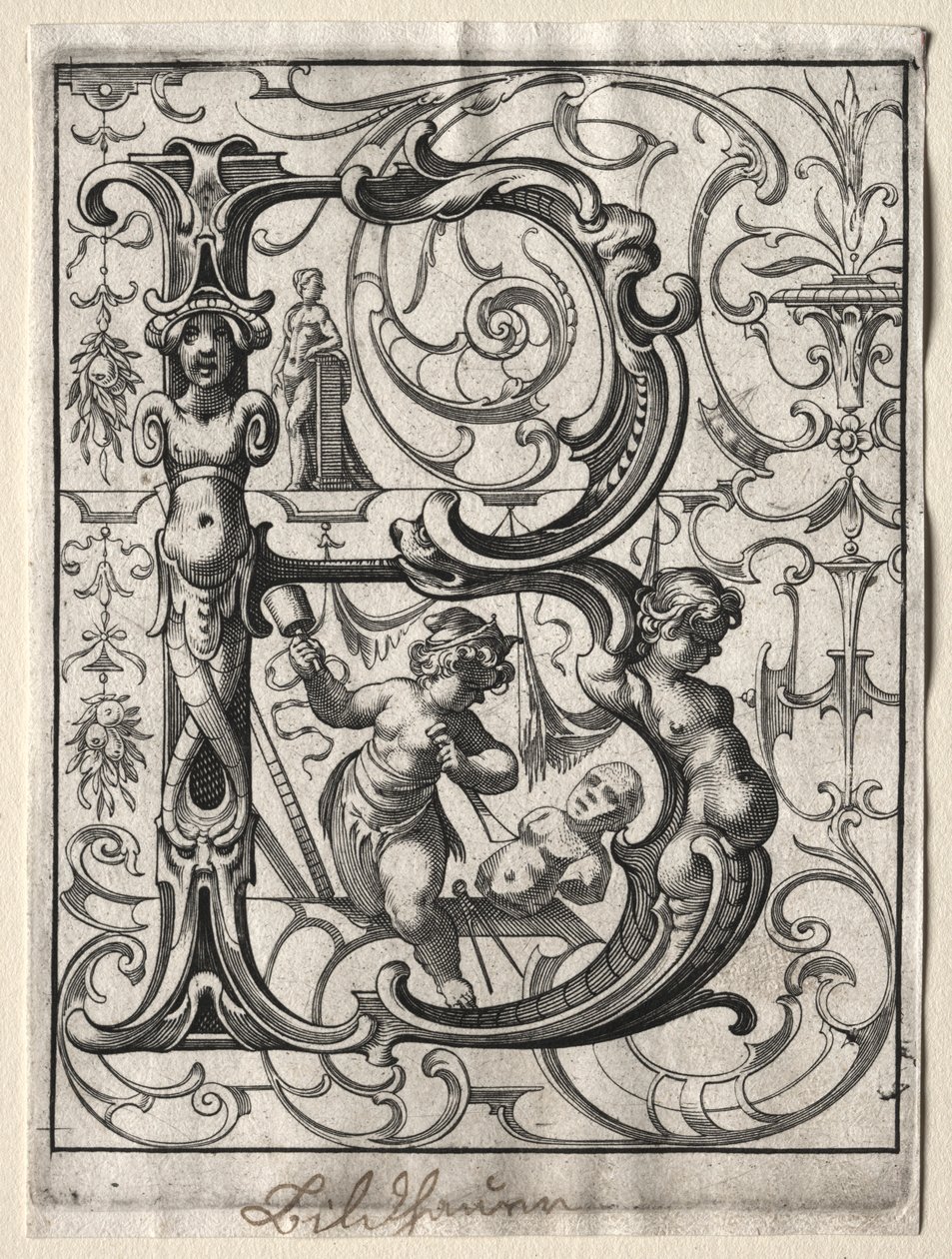 Nuovo libretto ABC: B, 1627 da Lucas Kilian
