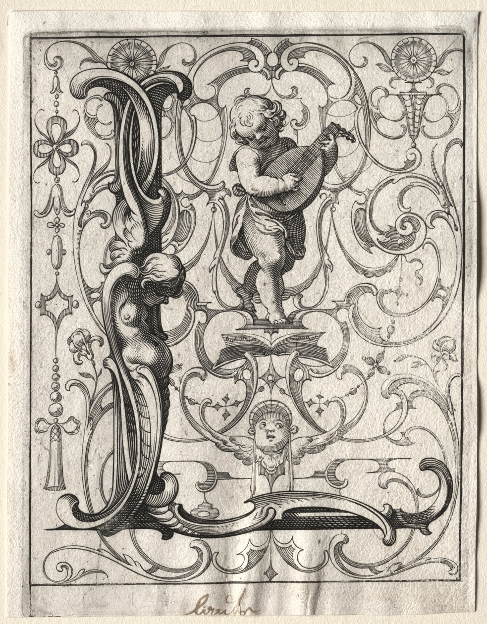 Nuovo opuscolo ABC: L, 1627 da Lucas Kilian