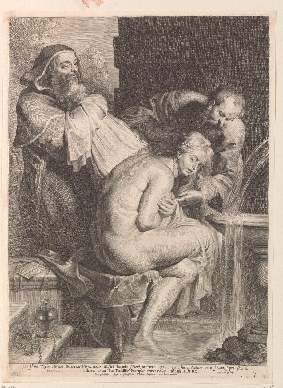 Susanna e i vecchioni da Lucas Vorsterman (I)