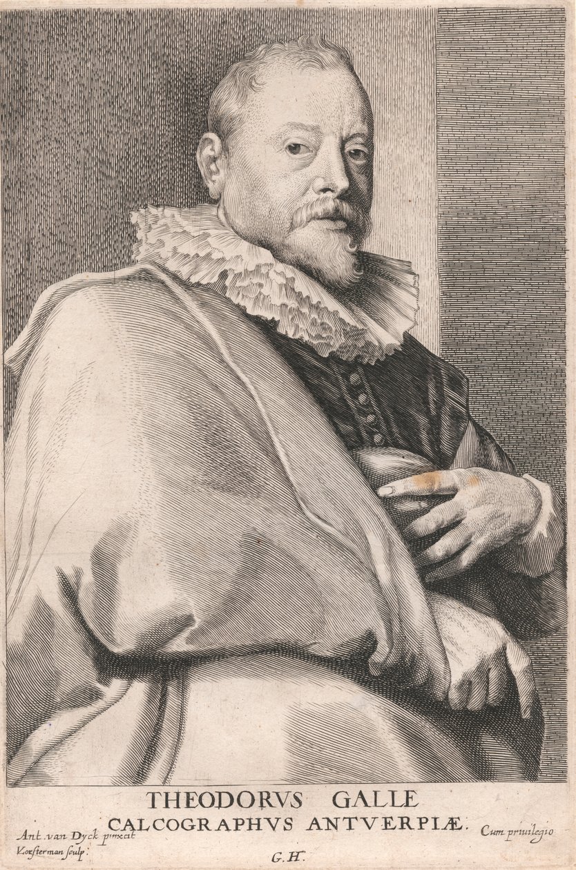 Theodorus Galle, Calcographus Anterpiæ da Lucas Vorsterman