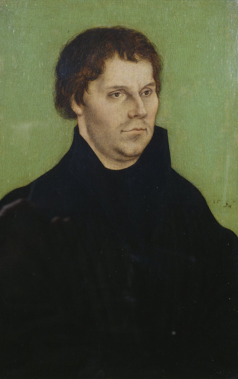 Ritratto di Martin Lutero da Lucas the Elder Cranach