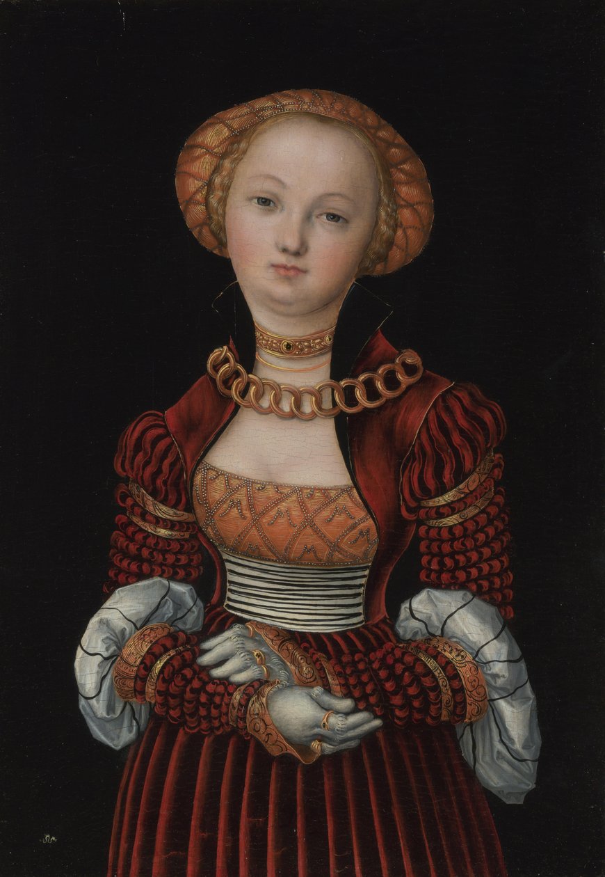Ritratto di una donna da Lucas the Elder Cranach