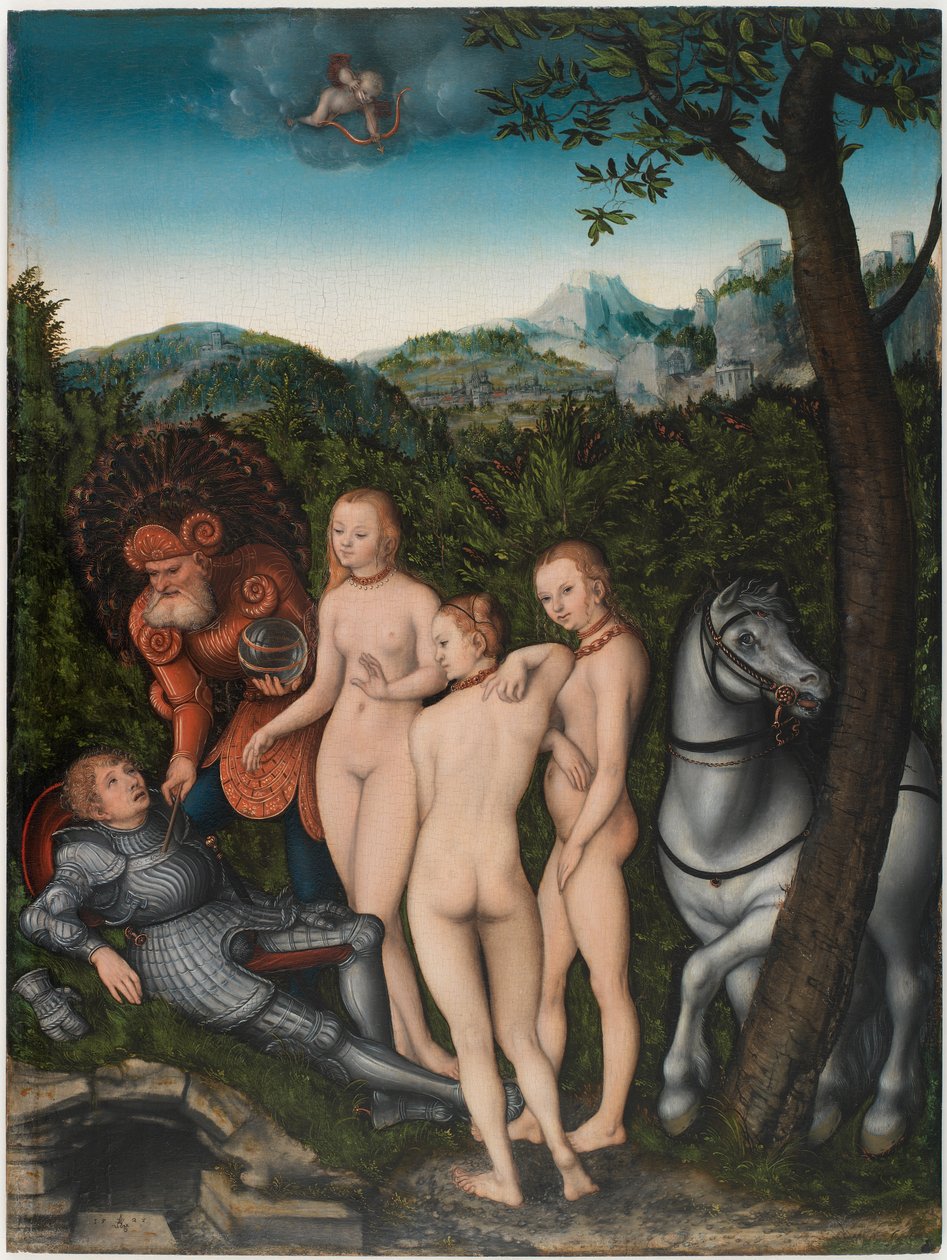 Il Giudizio di Paride da Lucas the Elder Cranach