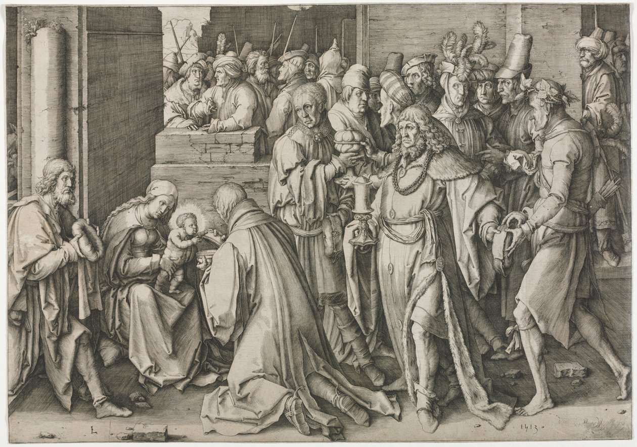 Adorazione dei Magi da Lucas van Leyden