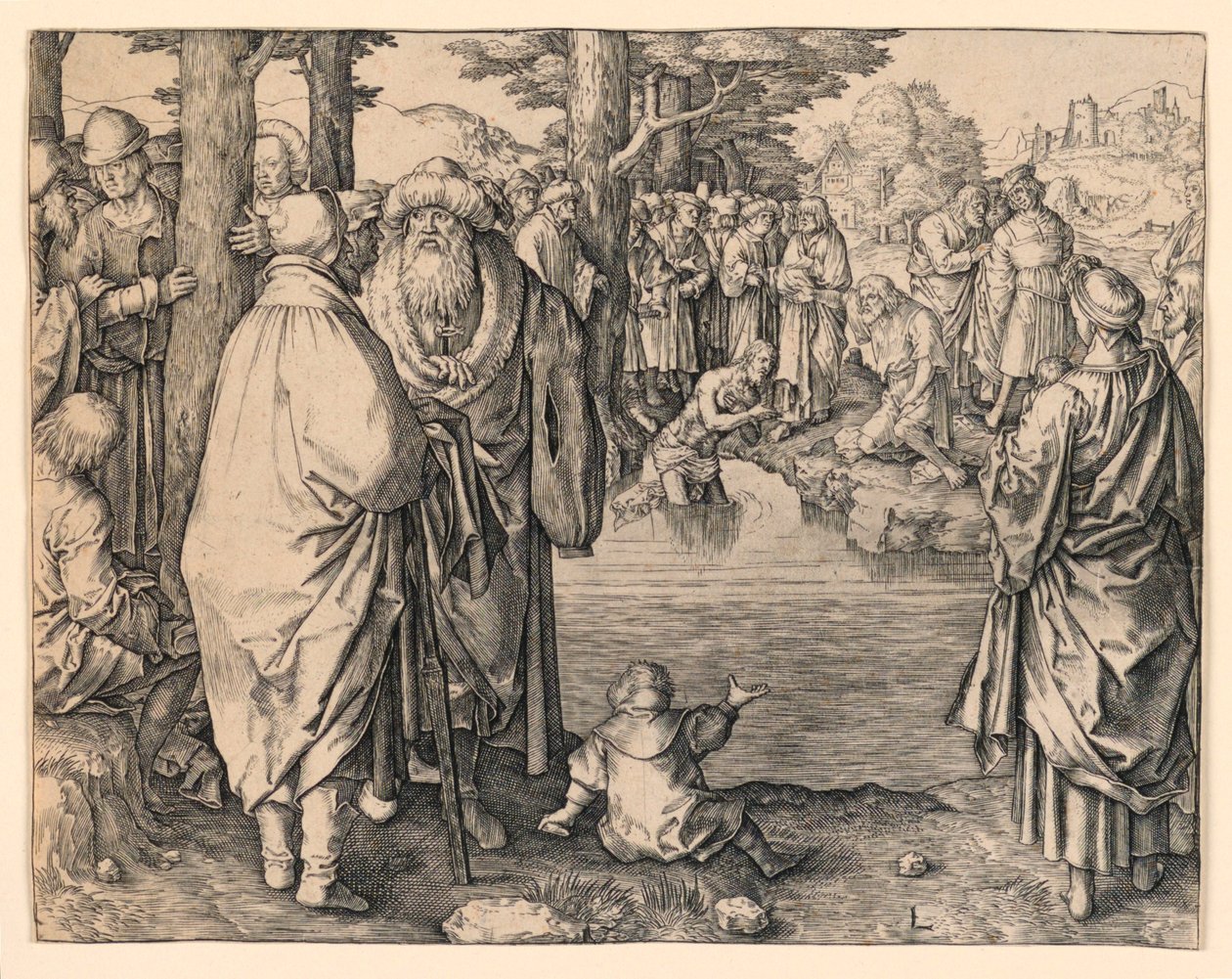 Battesimo di Cristo da Lucas van Leyden