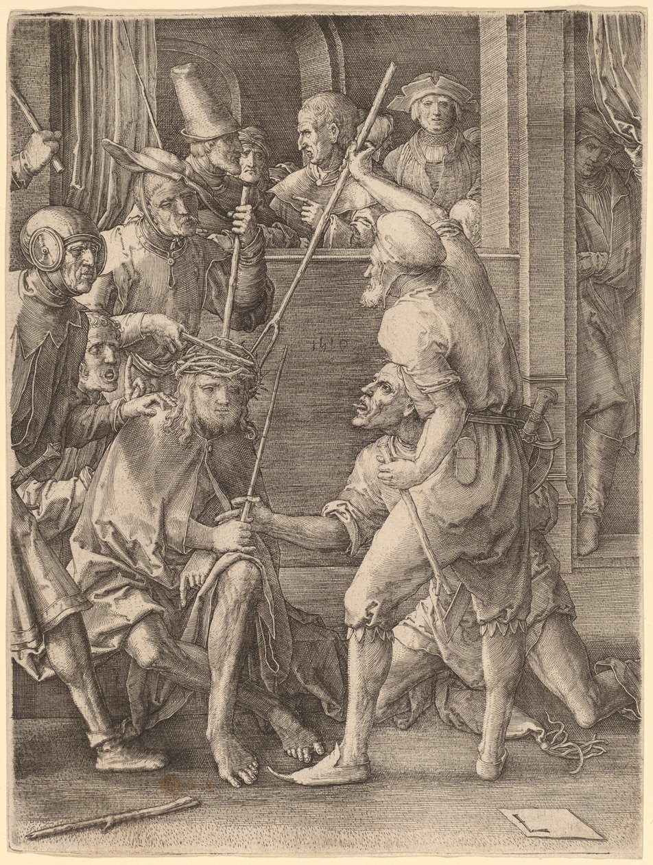 Cristo Incoronato di Spine da Lucas van Leyden