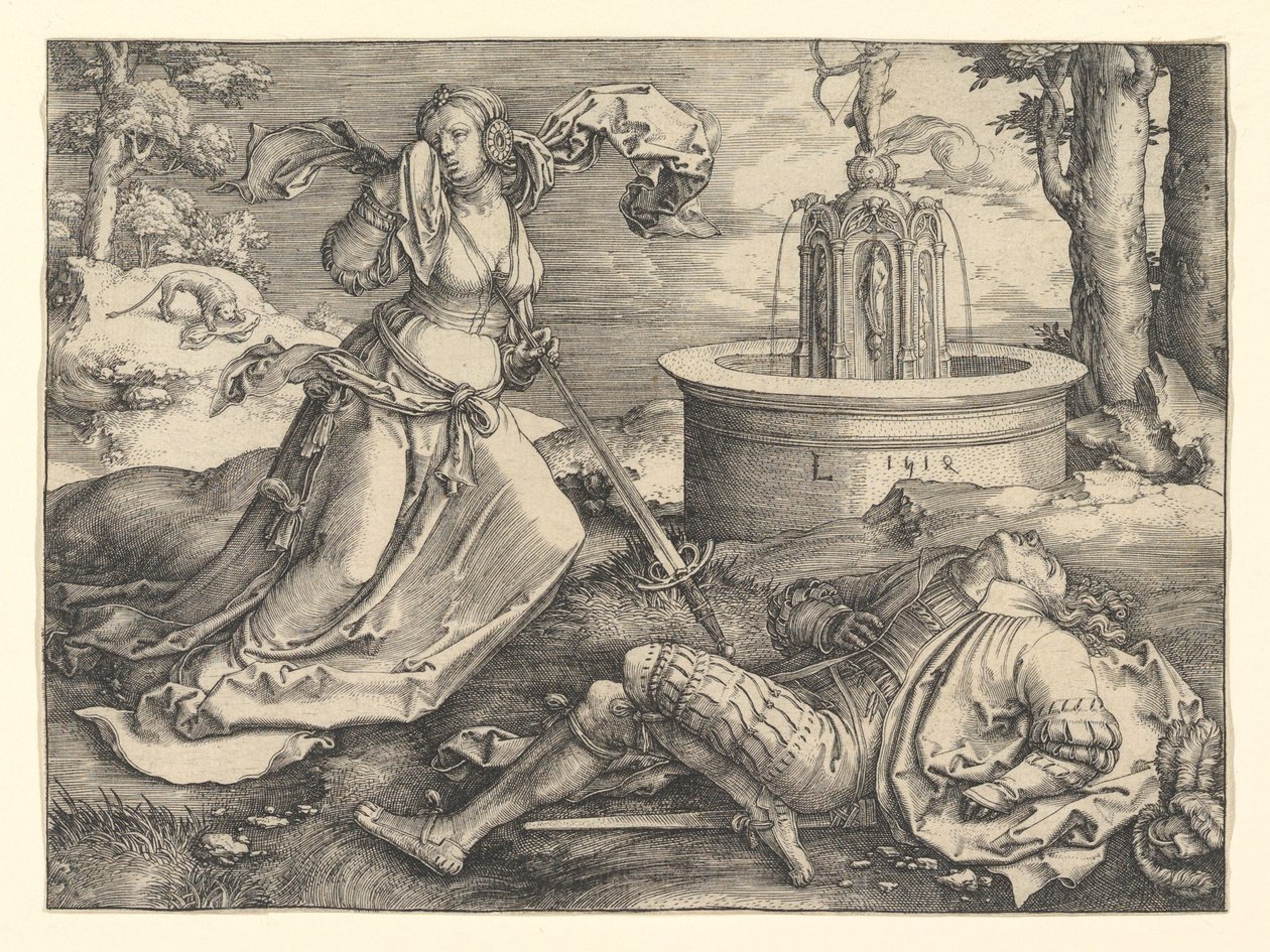 Piramus e Thisbe, 1514 da Lucas van Leyden