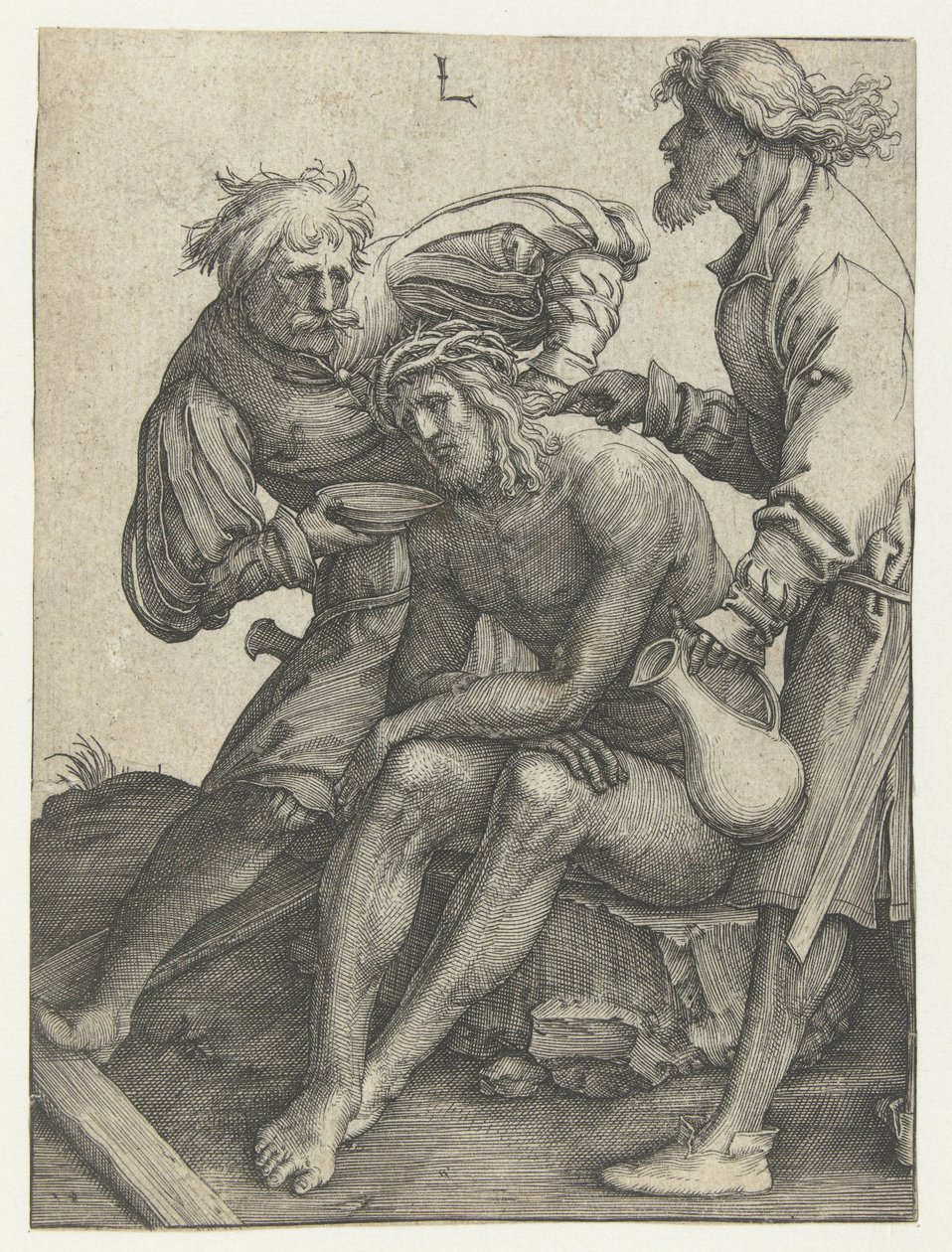 Soldati danno da bere a Cristo da Lucas van Leyden