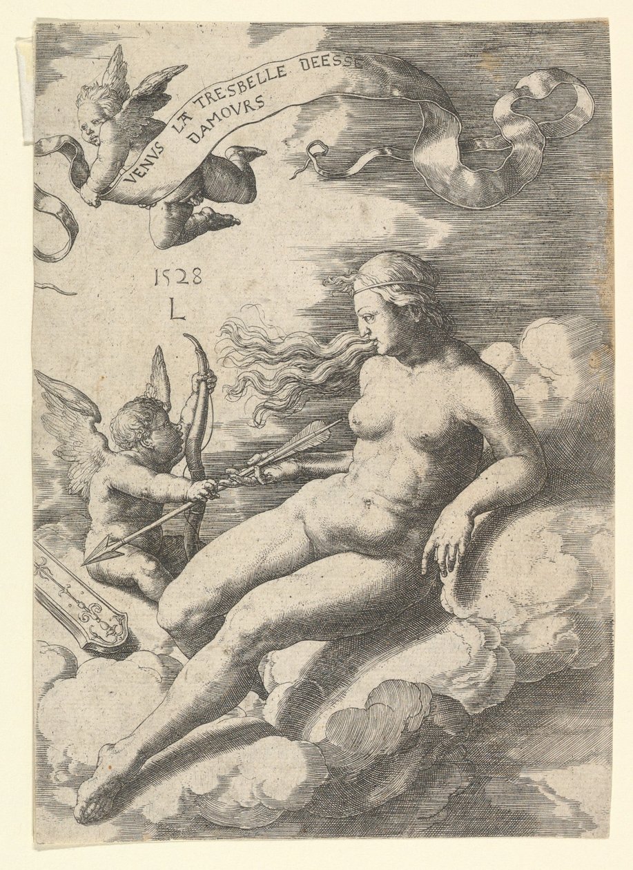 Venere e Cupido da Lucas van Leyden