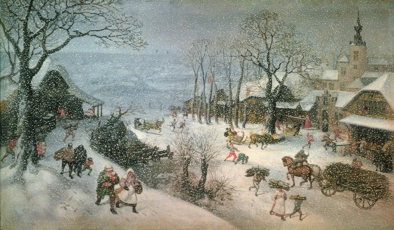 Paesaggio invernale – Febbraio da Lucas van Valckenborch