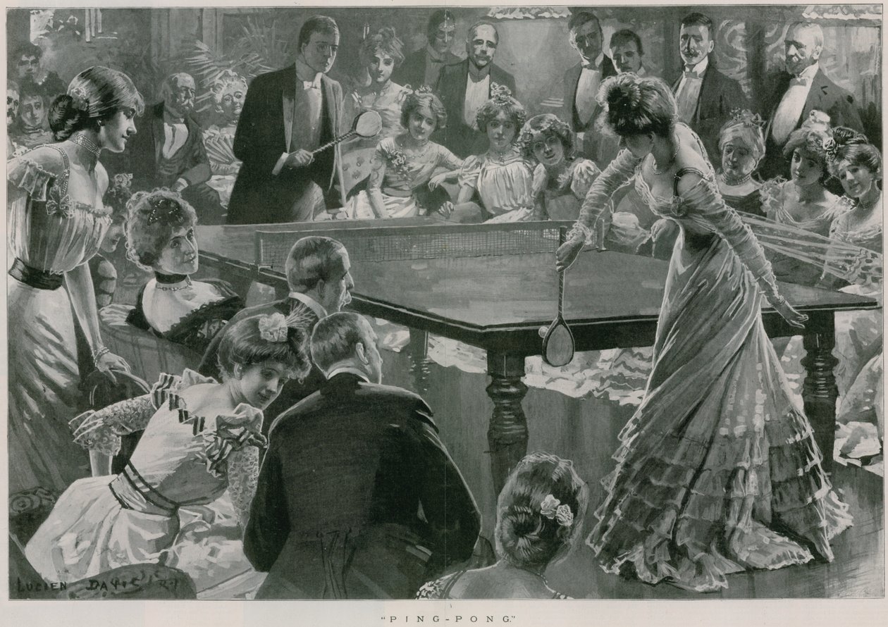 Ping-Pong (litografia) da Lucien Davis