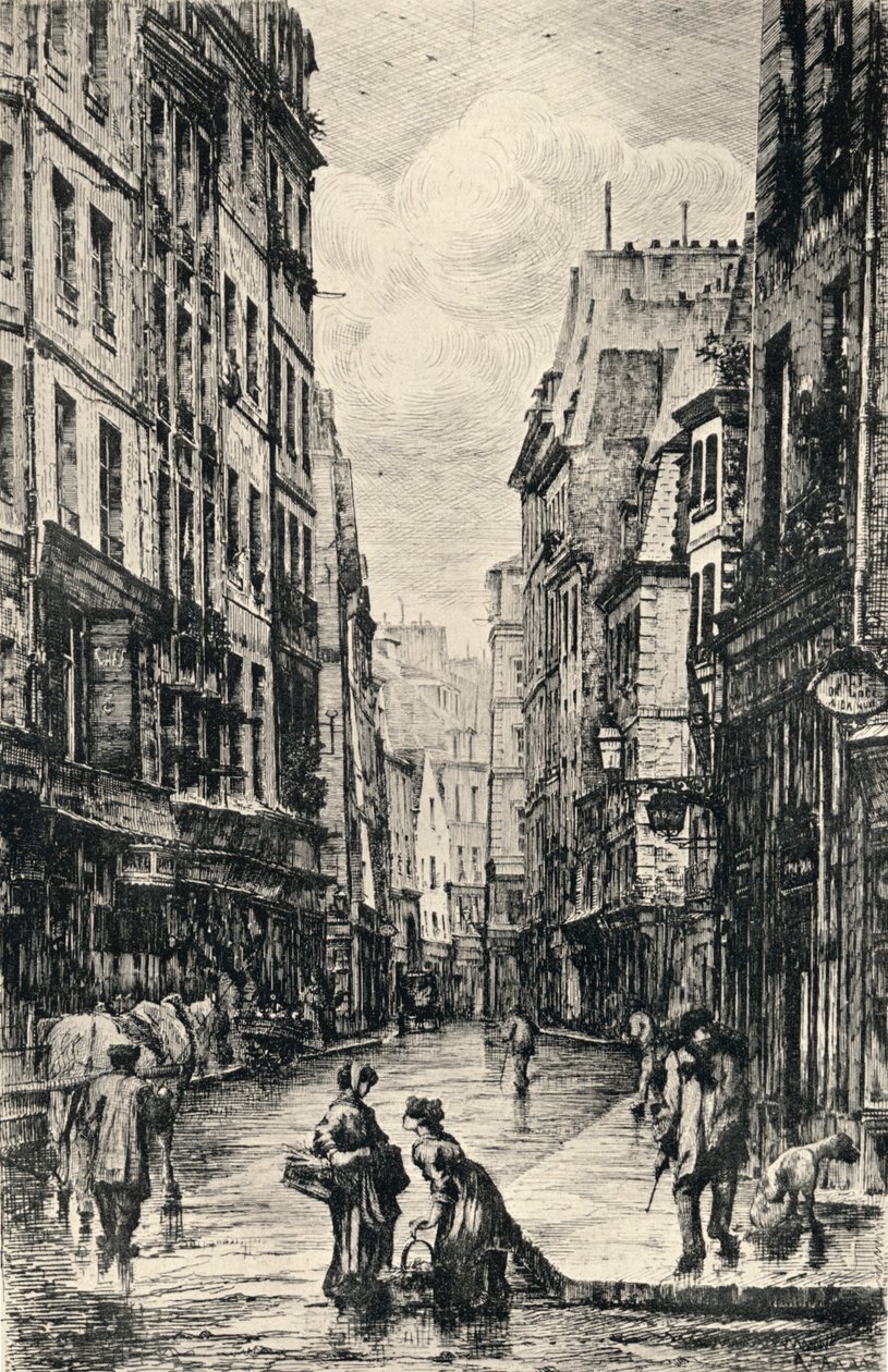 Rue Galande, 1915 da Lucien Gautier