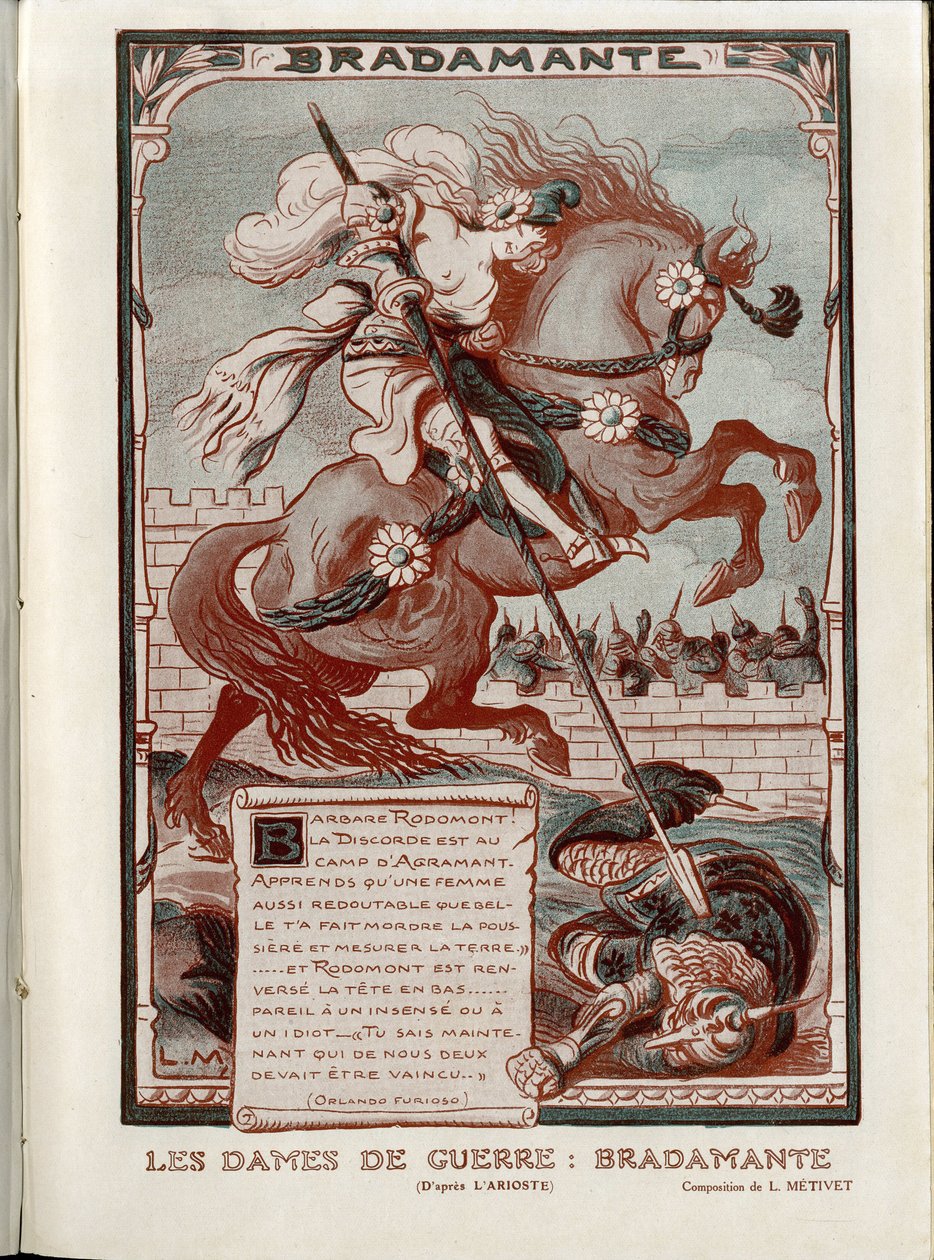Illustrazione in "Fantasio" da Lucien Metivet