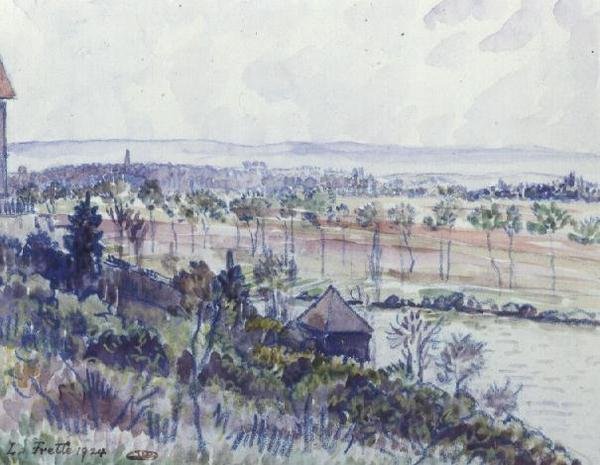 La Frette da Lucien Pissarro