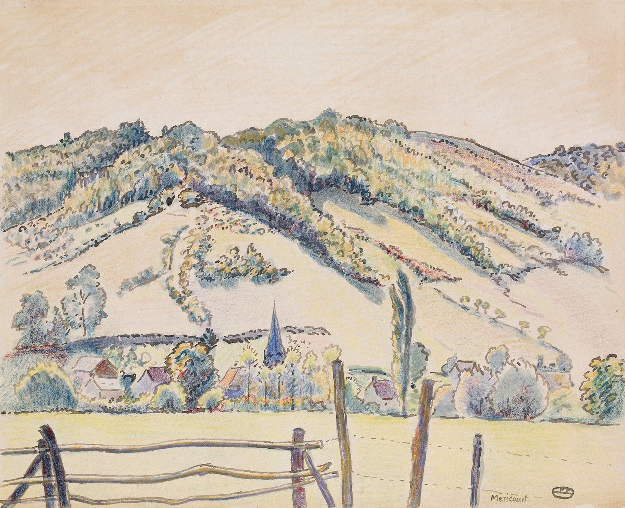 Mericourt da Lucien Pissarro