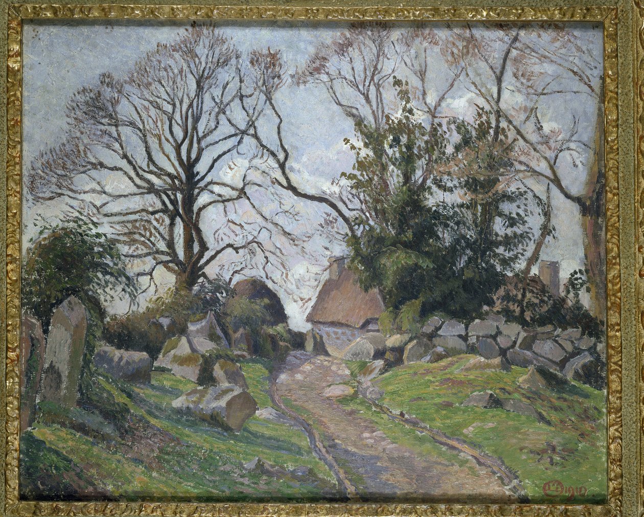 Poulfenc a Riec, 1910 da Lucien Pissarro