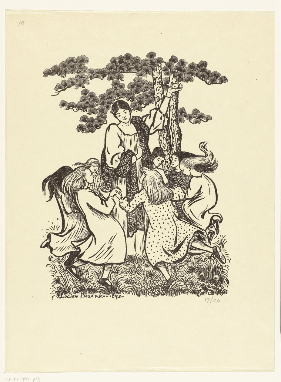 Danza circolare da Lucien Pissarro