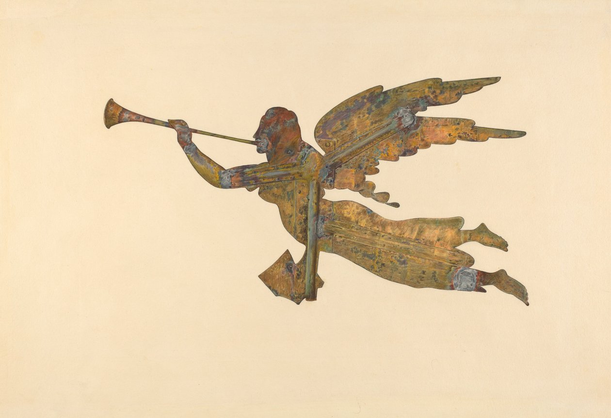 Gabriel Weather Vane, c. 1939 da Lucille Chabot