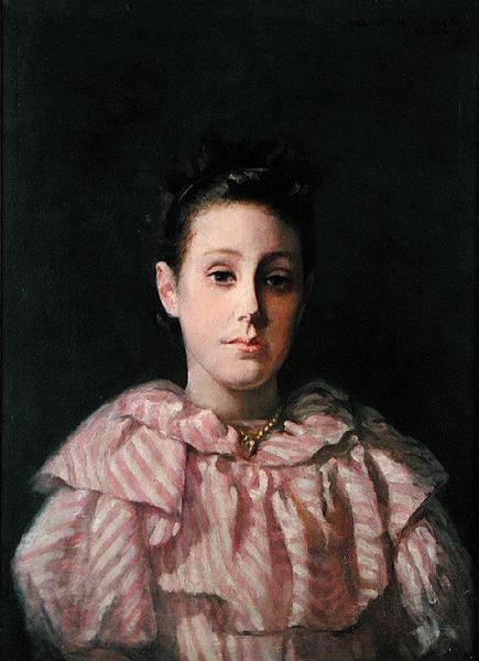 Ritratto di una Giovane Ragazza da Lucius Wolcott Hitchcock