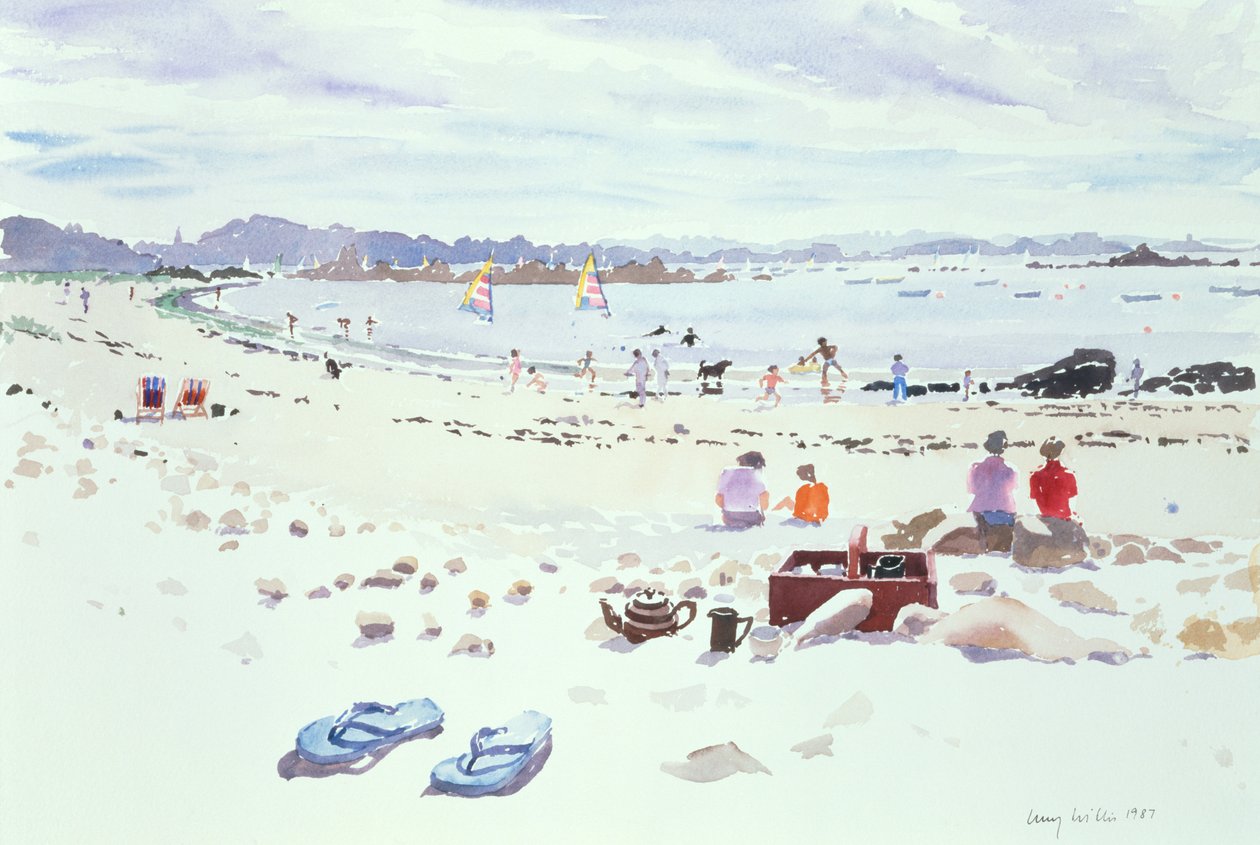 Cobo Bay, Guernsey, 1987 da Lucy Willis