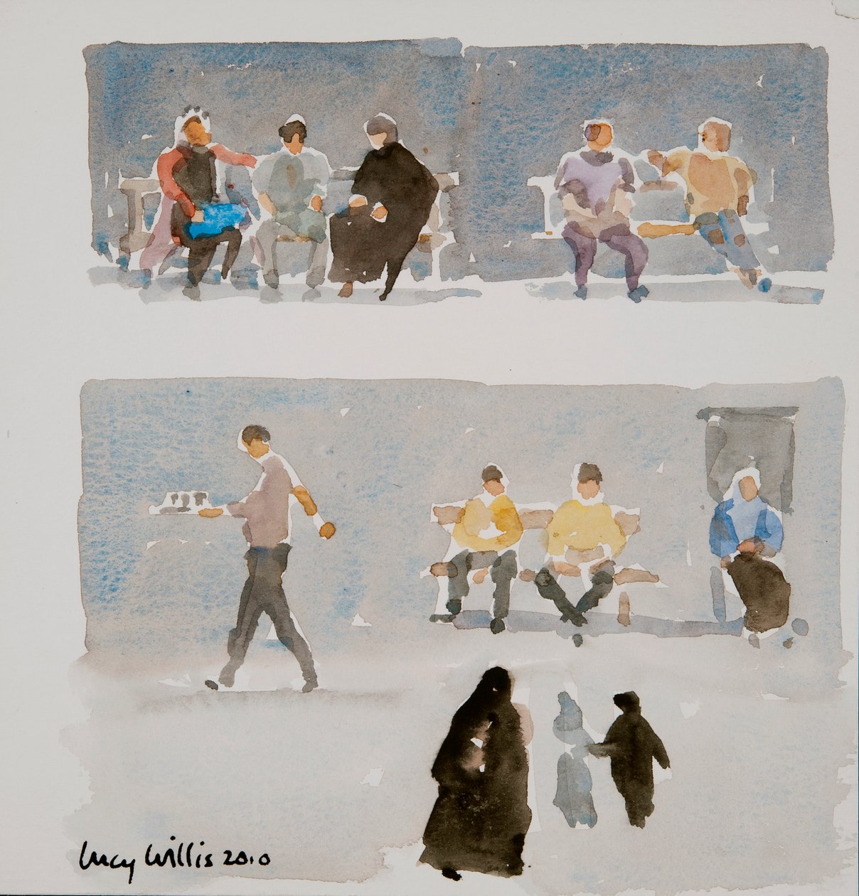 Gente di Aleppo, 2010 da Lucy Willis