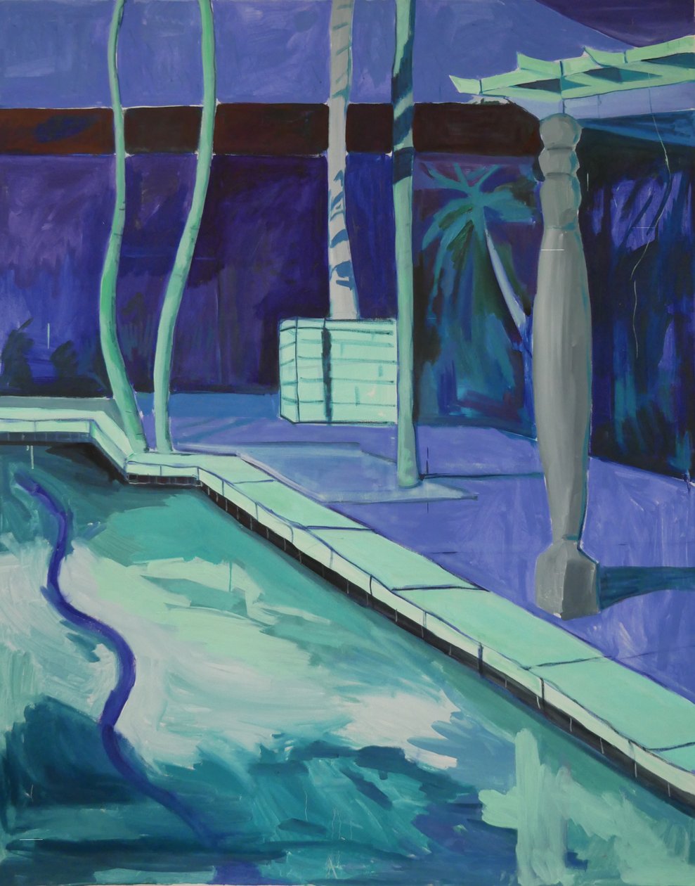 Corte Blu, 2021 da Lucy Smallbone
