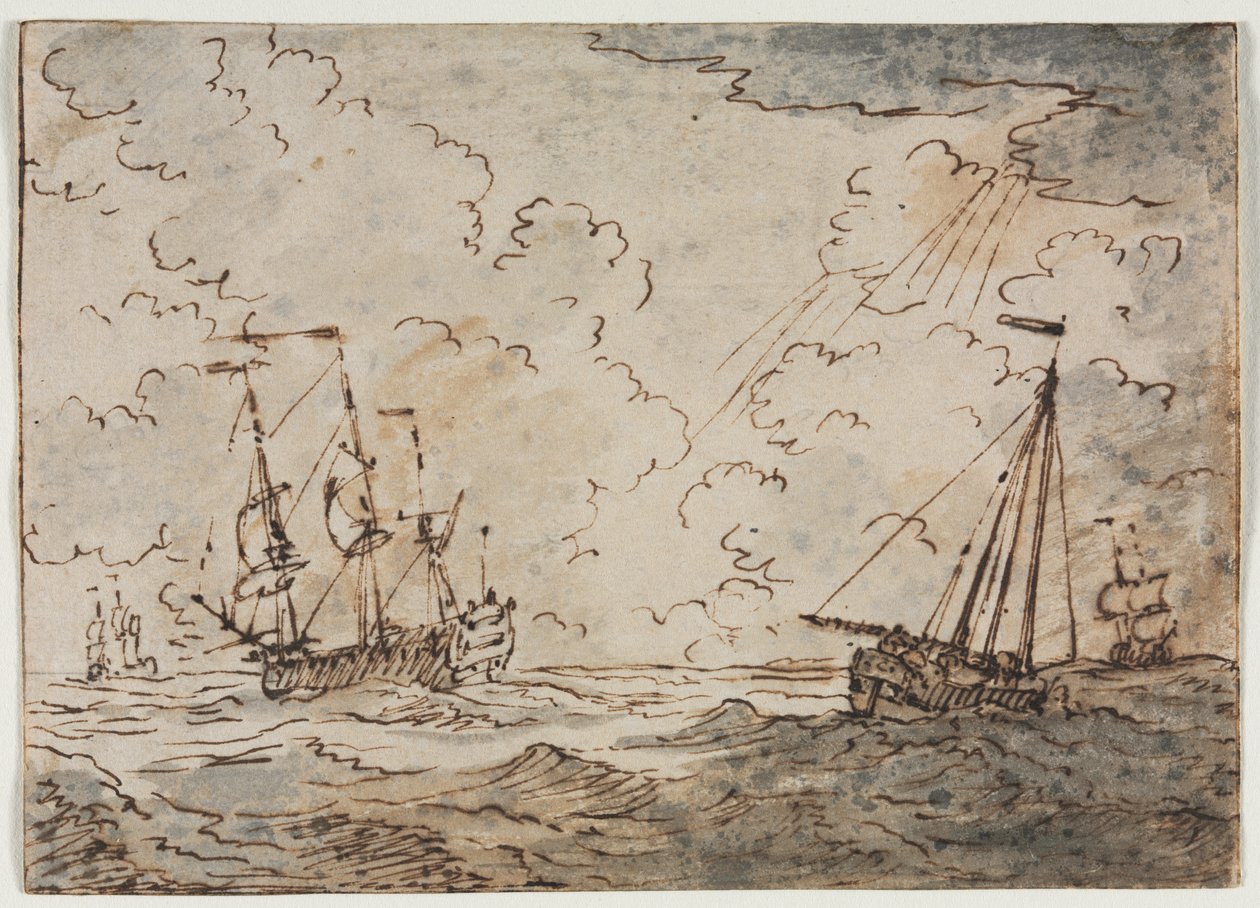 Navi in Mare da Ludolf Backhuysen