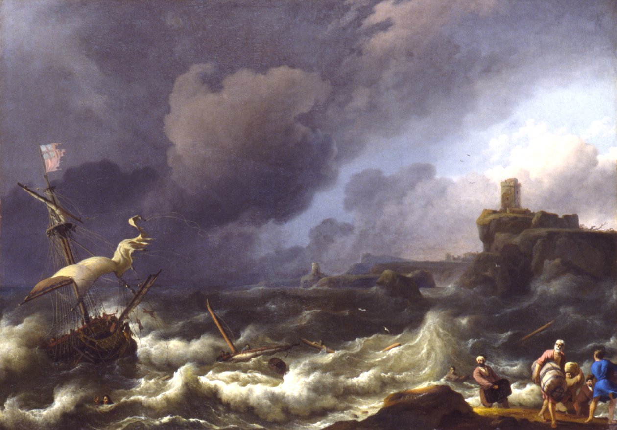 La tempesta da Ludolf Backhuysen I