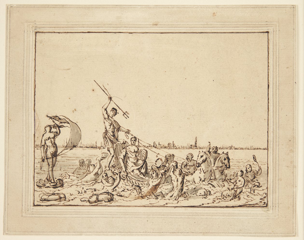 Allegoria di Amsterdam come città marittima da Ludolf Bakhuizen