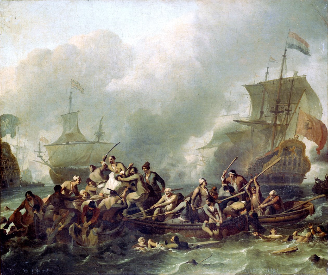 La battaglia di Texel da Ludolf Bakhuizen