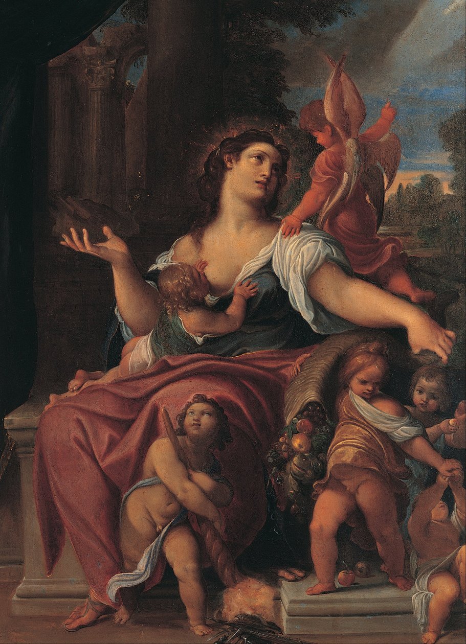 Allegoria della Provvidenza da Ludovico Carracci