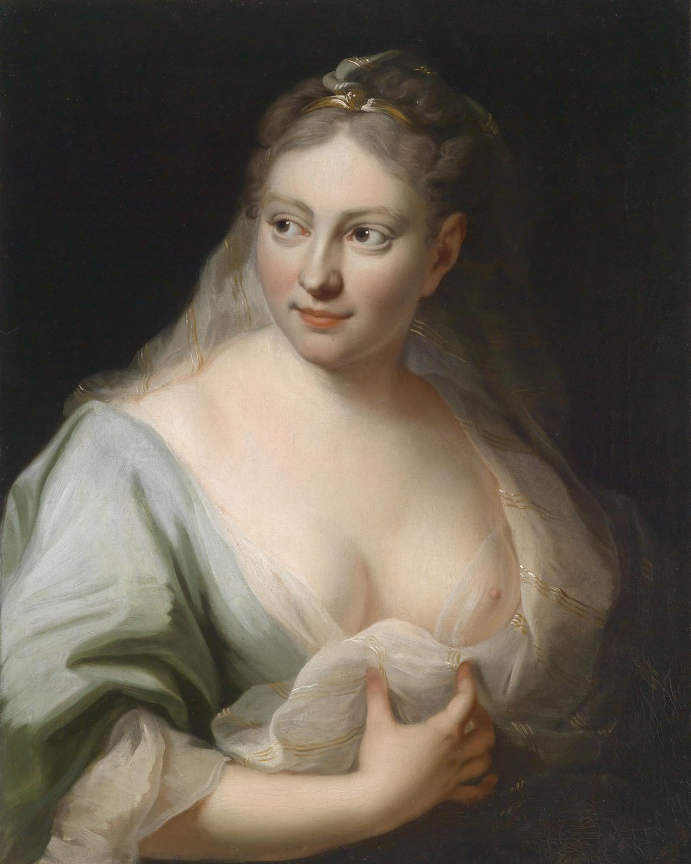 Ritratto di una dama in abito antichizzante da Ludovico Stern