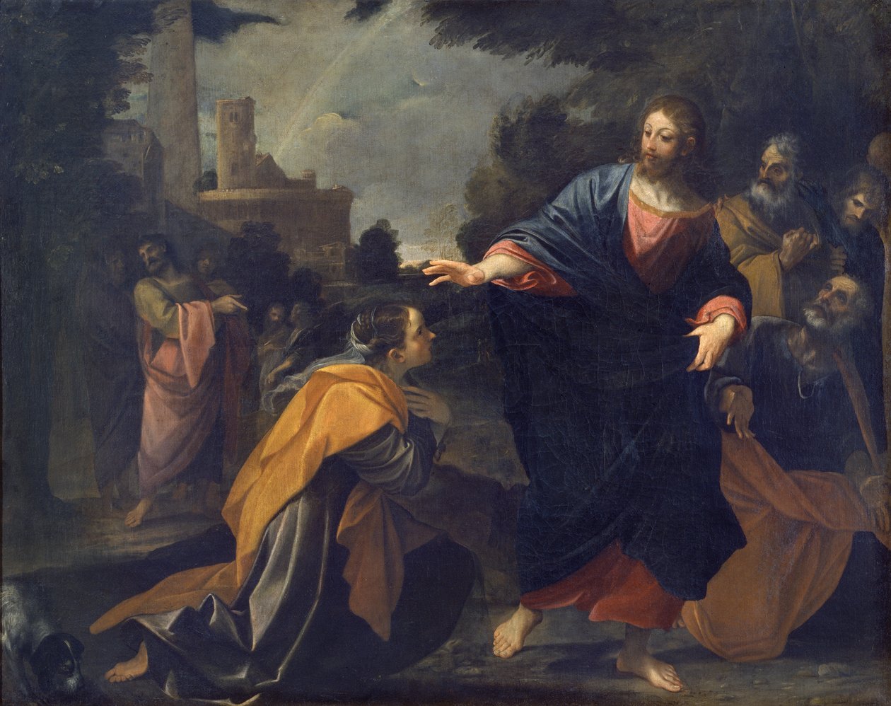 Cristo e la donna cananea da Ludovico Carracci