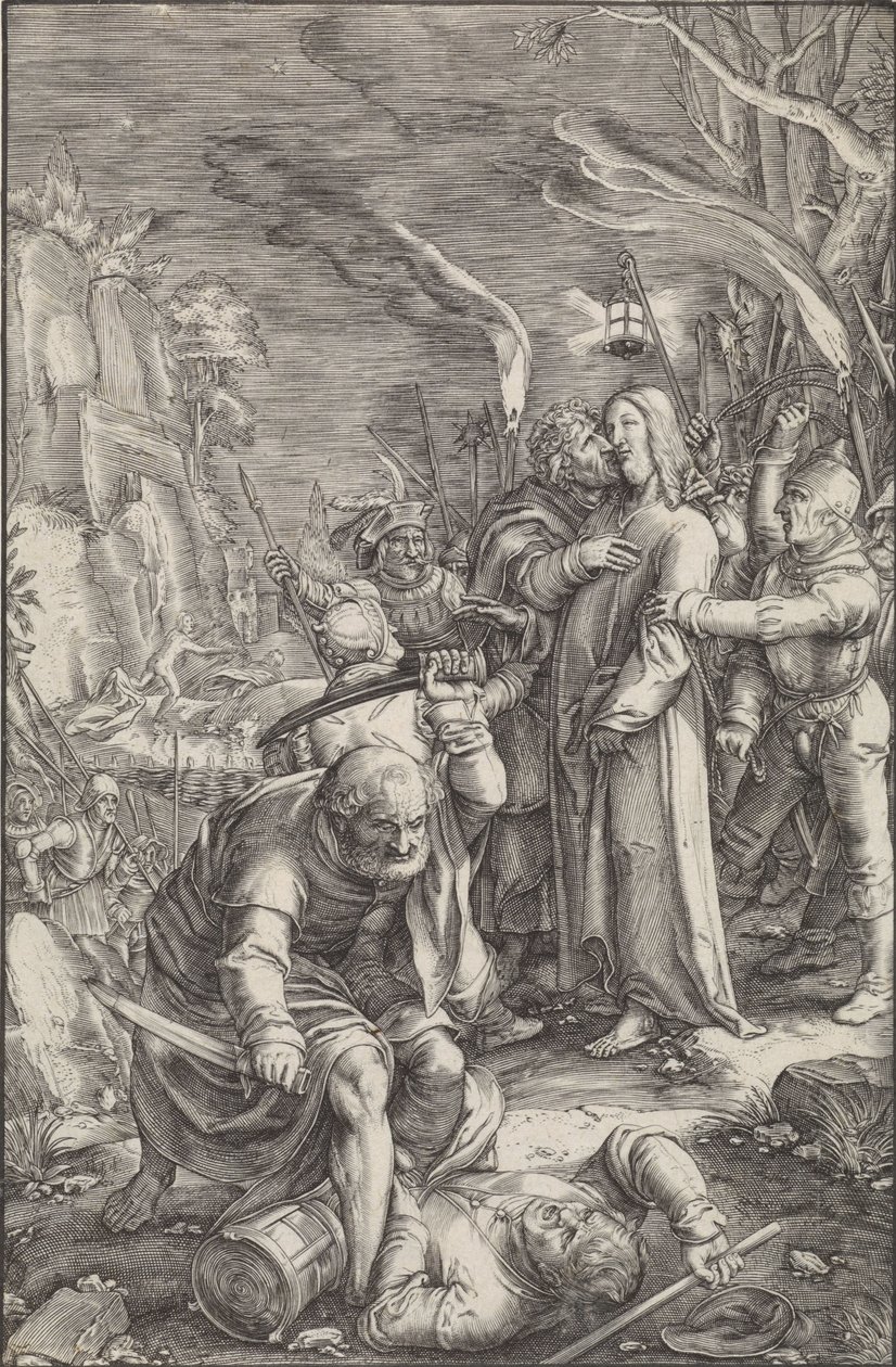 La cattura di Cristo (La Passione) da Ludovicus Siceram