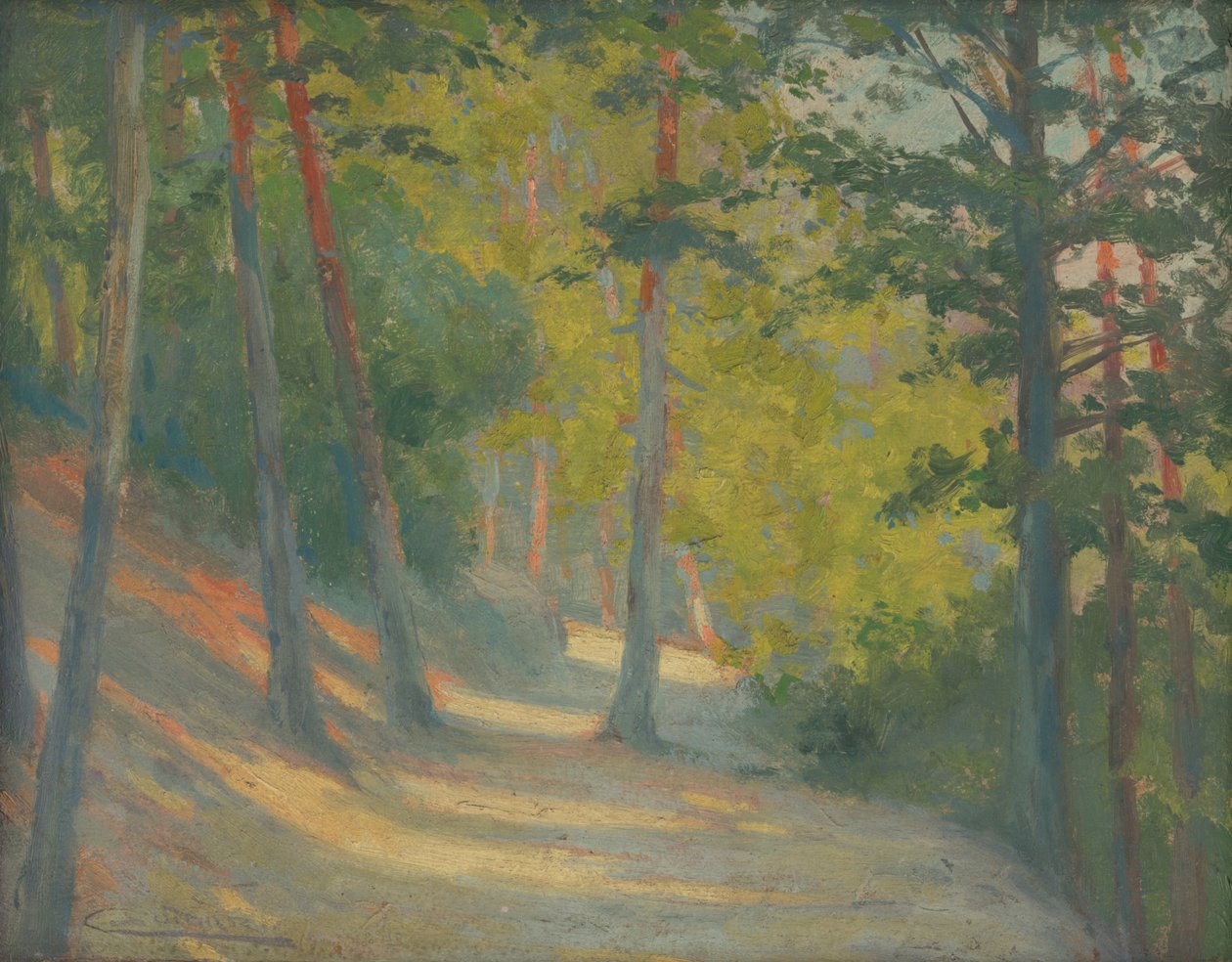 Sentiero verso il fiume da Ludovit Cordak