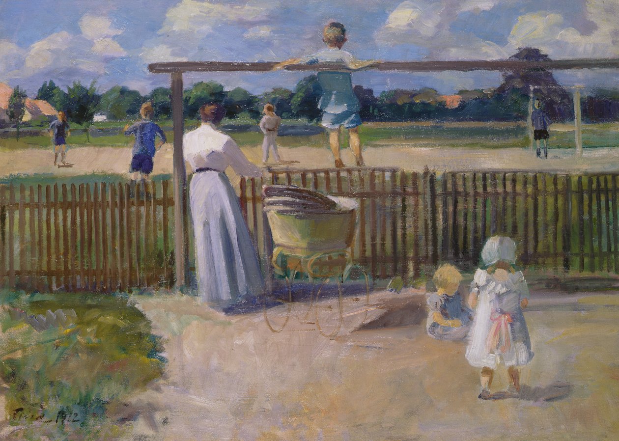 La partita di calcio, 1912 da Ludvig Find