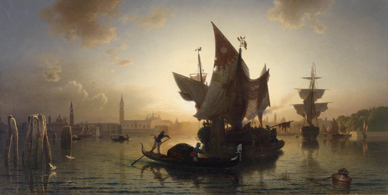Venezia al tramonto da Ludwig Meixner