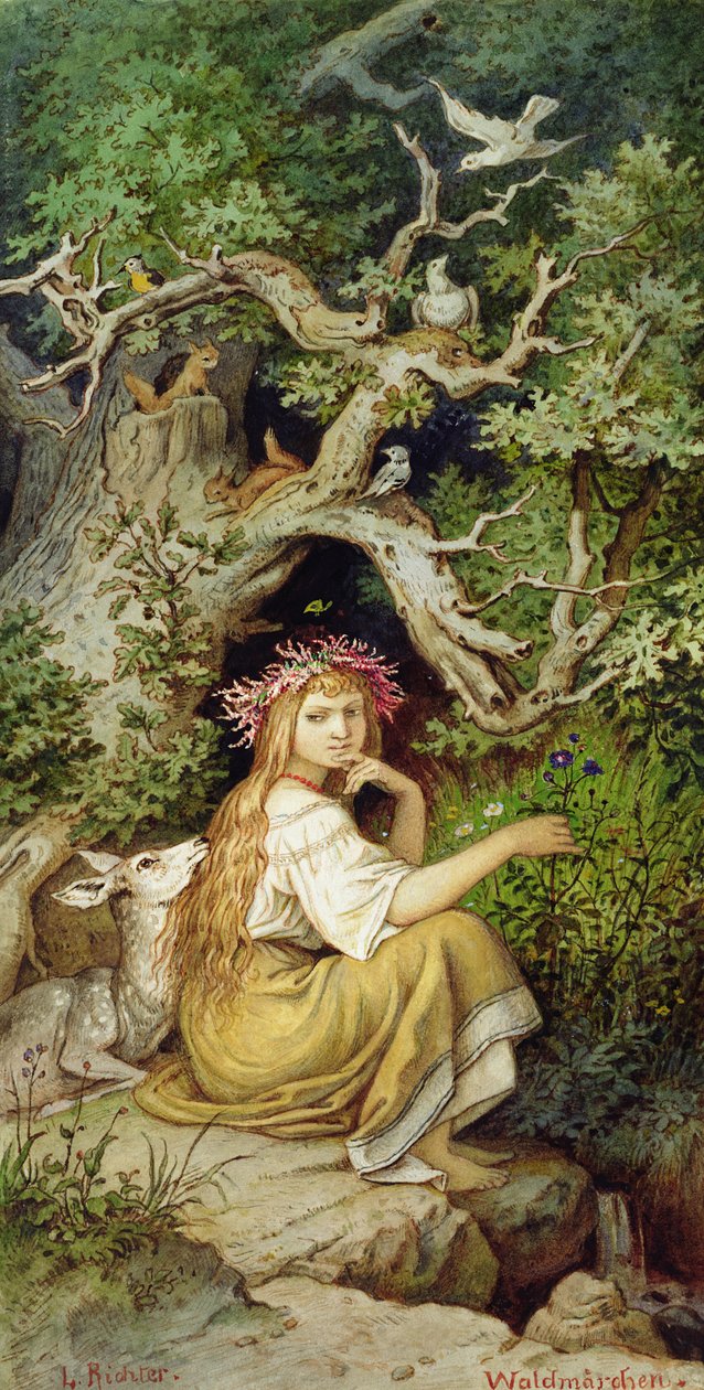 Ninfa del bosco 88: Waldmaerchen da Ludwig Adrian Richter