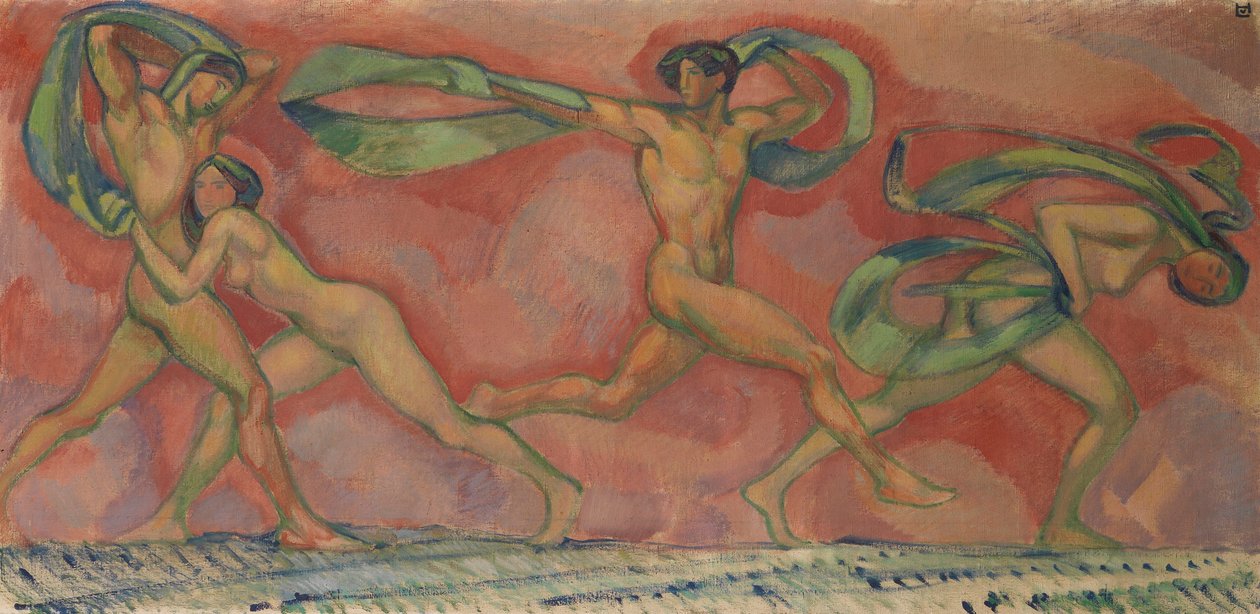 Fregio di danza da Ludwig von Hofmann