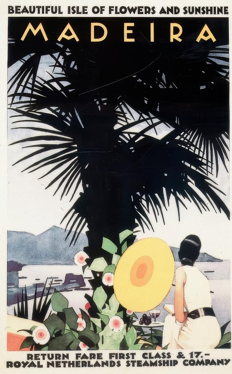 Bella isola di fiori e sole MADEIRA da Ludwig Hohlwein