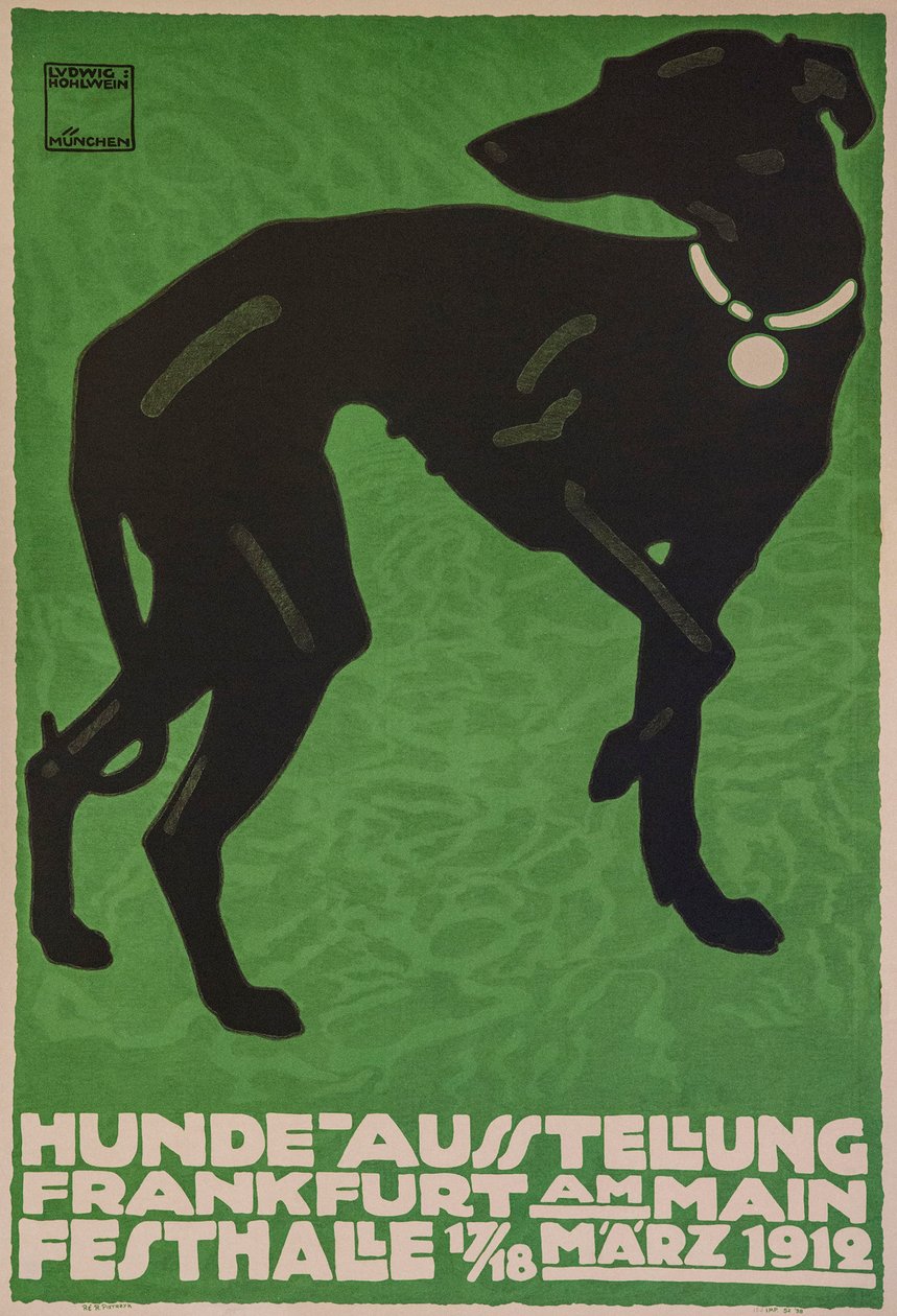 Mostra canina, 1912 da Ludwig Hohlwein