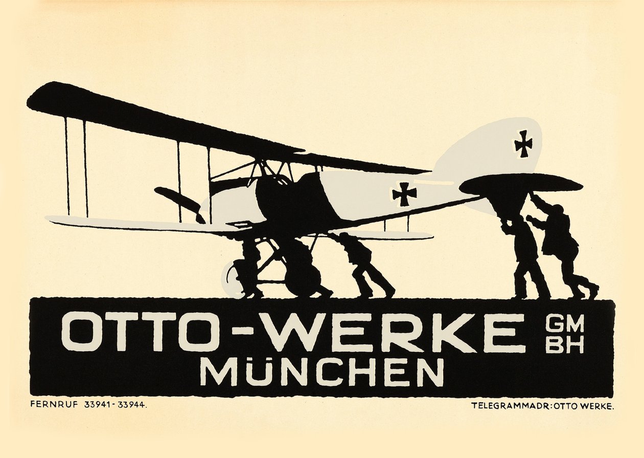Otto-Werke, Monaco, c. 1915 da Ludwig Hohlwein