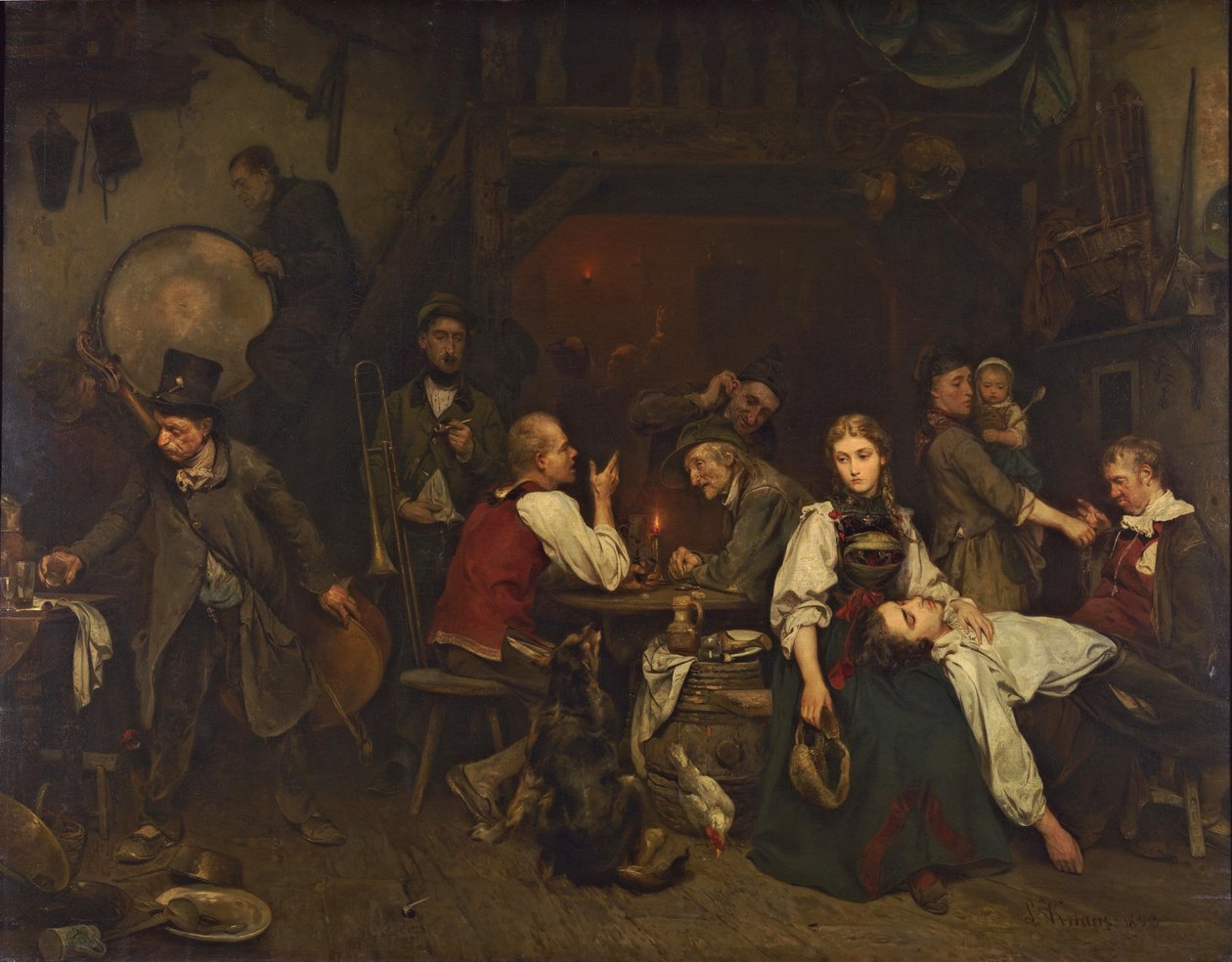 Il mattino dopo il festival da Ludwig Knaus