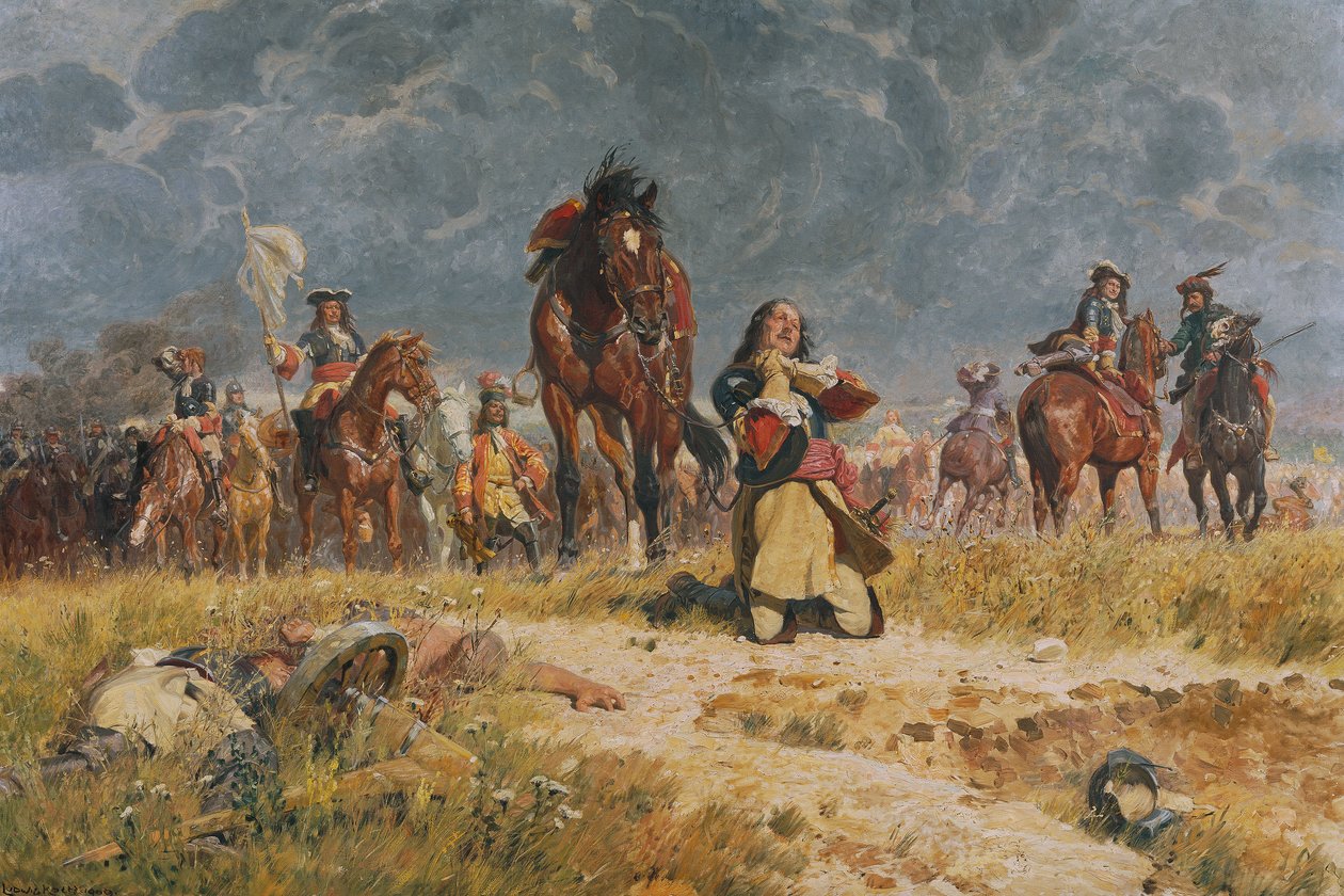 Preghiera prima della battaglia da Ludwig Koch