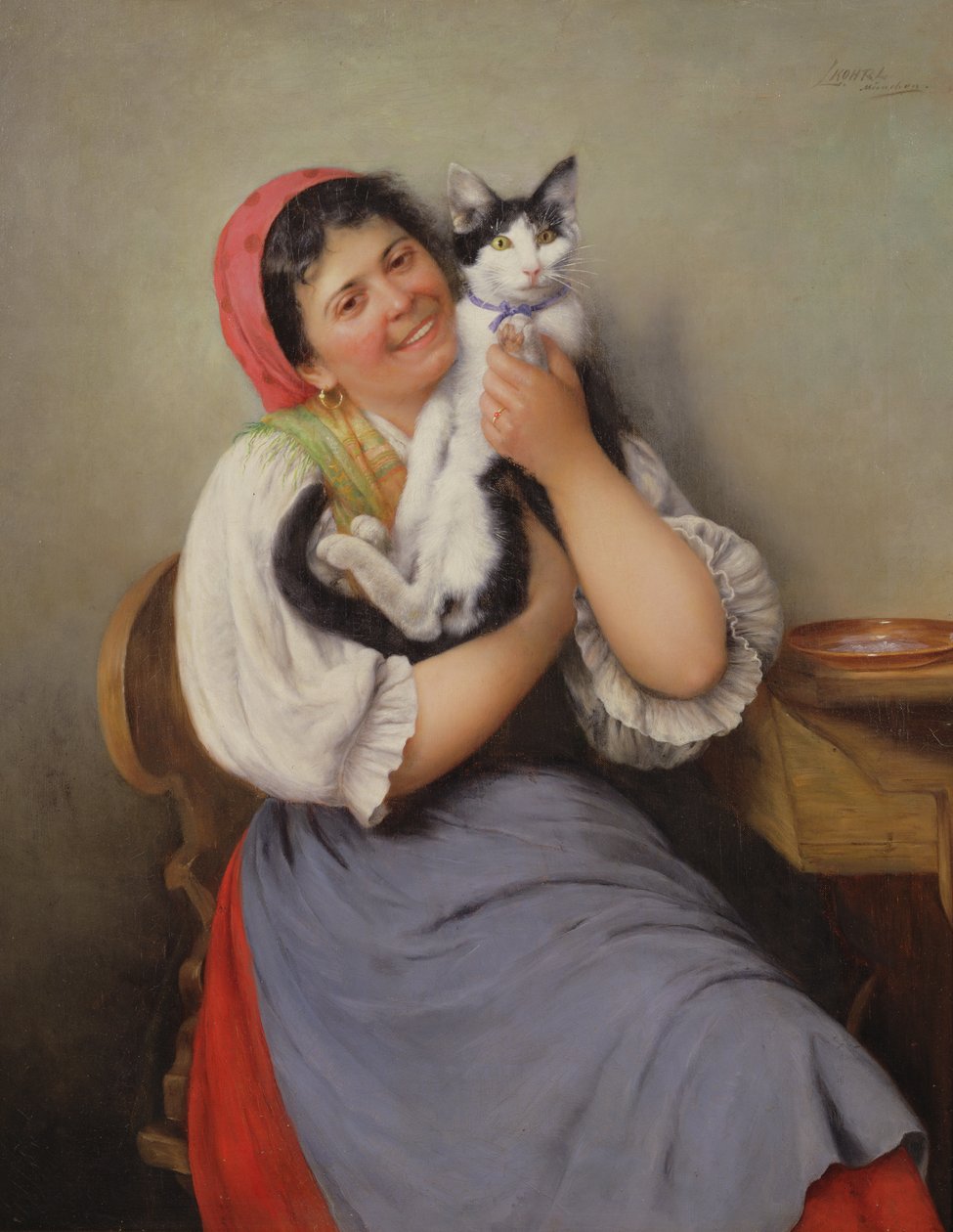 Il suo gatto preferito da Ludwig Kohrl