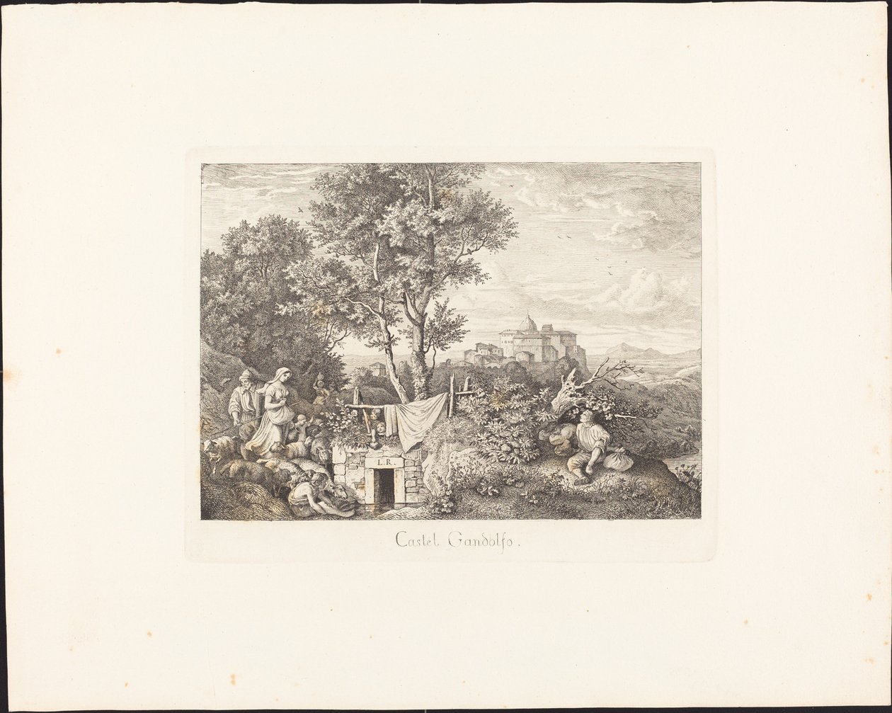 Castel Gandolfo da Ludwig Richter