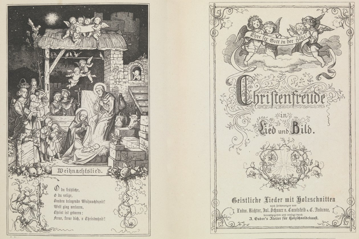 Christenfreude in Lied und Bild da Ludwig Richter