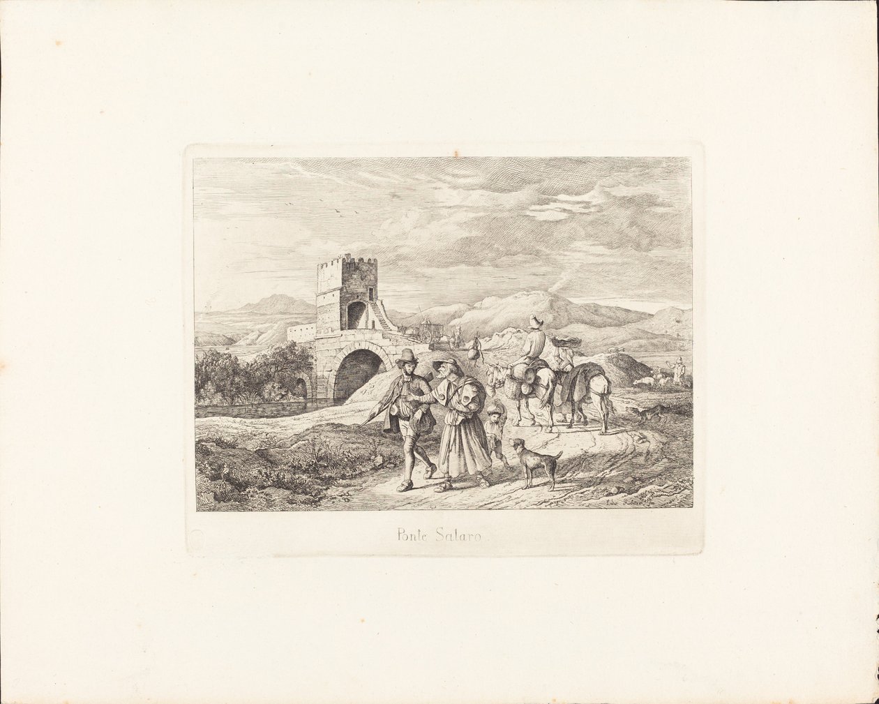Ponte Salaro da Ludwig Richter